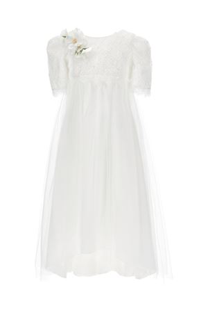 white cotton dress MONNALISA KIDS | 71G90679100001